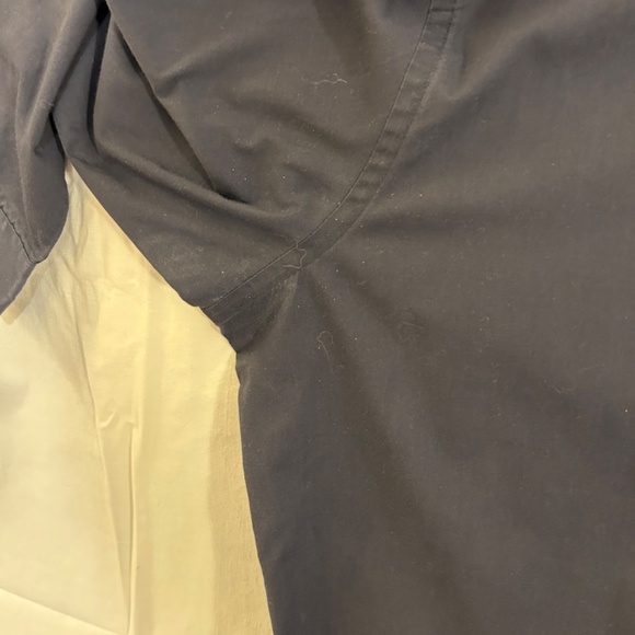 Men's Long Sleeve Navy Blue Dress Shirt from Protocol Size 18.5 - Picture 6 of 8